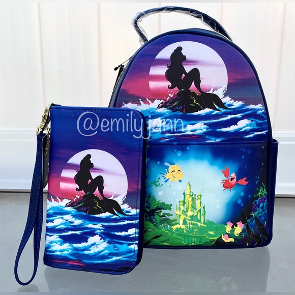 The Little Mermaid🧜🏻♀️Backpack Set - Picture 1 of 14